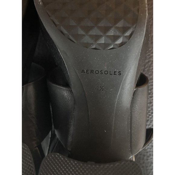 Aerosoles- Carimma Platform Black Sandal- SZ 4.5M - Picture 11 of 12